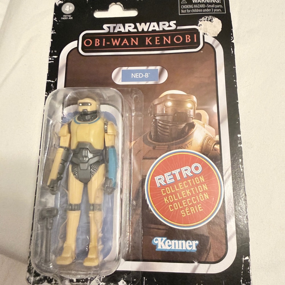Kenner NED-B Action Figure Star Wars 3.75" New Obi-Wan Kenobi Retro Collection